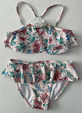 Janie and Jack Girls Floral 2 Piece Bikini Swimsuit Size 5 NEW