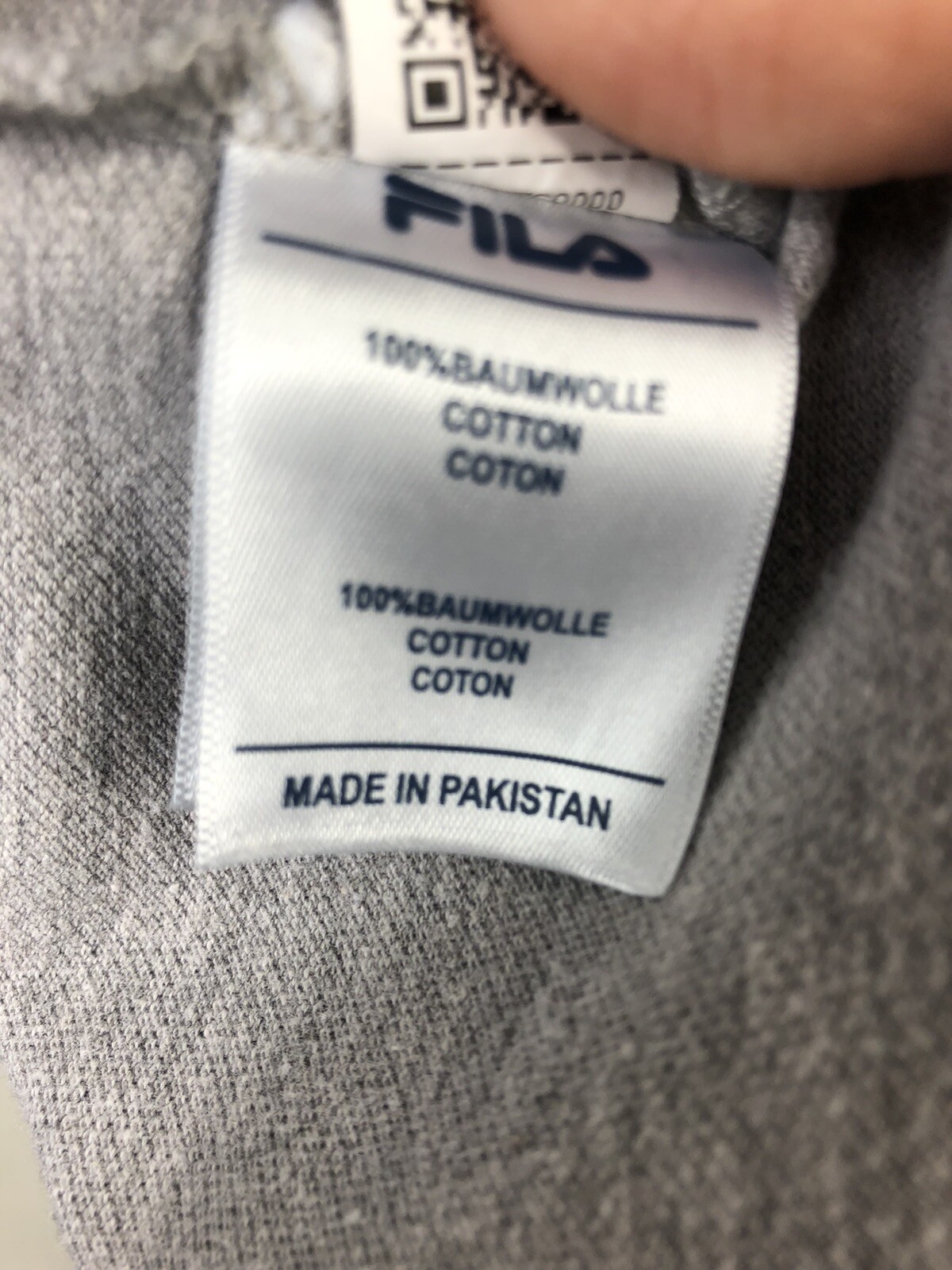 Polo FILA uomo XL grigia (si adatta come una grande)