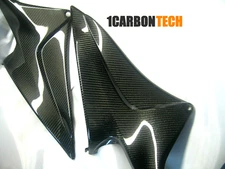 CARBON FIBER LOWER TANK SIDE PANELS 07-08-09-2010-2011-2012 HONDA CBR 600RR