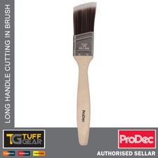 ProDec Premier Synthetic Angled Cutting-In Paint Brush 1.5" Gloss Emulsion Paint
