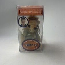 NSYNC on stage JC Plush Teddy Bear Collectible Limited Edition Rare Bear Sealed
