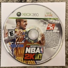 🔥NBA 2K10 (Xbox 360, 2009) Kobe Bryant. Mint Disc Only! See Description