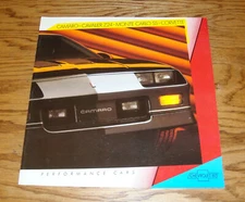 Original 1987 Chevrolet Performance Cars Deluxe Sales Brochure Canada Corvette