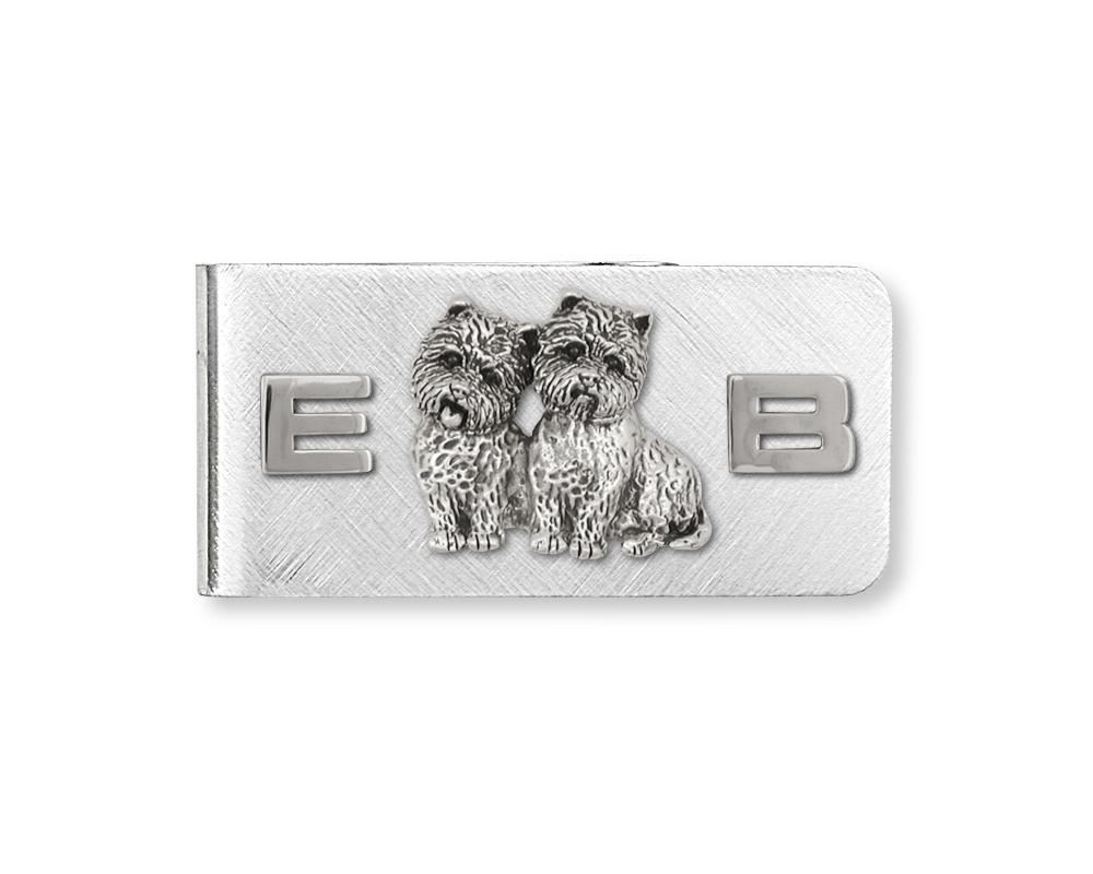 Sterling Silver Handmade Westie Money Clip - West Highland Terrier Dog Jewelry Gift-image