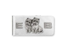 Westie Money Clip Jewelry Sterling Silver Handmade West Highland White Terrier M