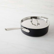 All-Clad NS1 Nonstick Induction Sauté Pan with Lid, 4-Qt.