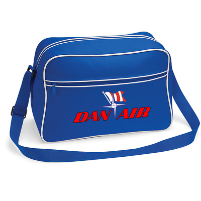 Neue anpassbare Retro Vintage Design DanAir Airline Flug Reise Schultertasche