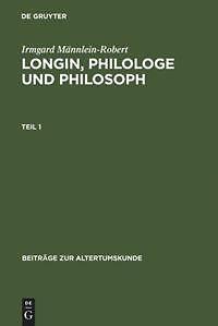 Thumbnail - Longin, Philologe Und Philosoph | Buch | 9783598776922