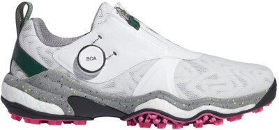adidas Golf Men's Shoes CODECHAOS 25 BOA White Black Green NKZ93 US10.5(28cm)