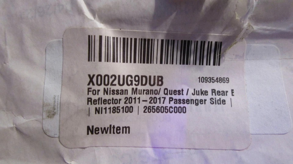 Nissan Murano/Quest Juke 2011-2017 reflector eléctrico trasero Foto 4 de 4