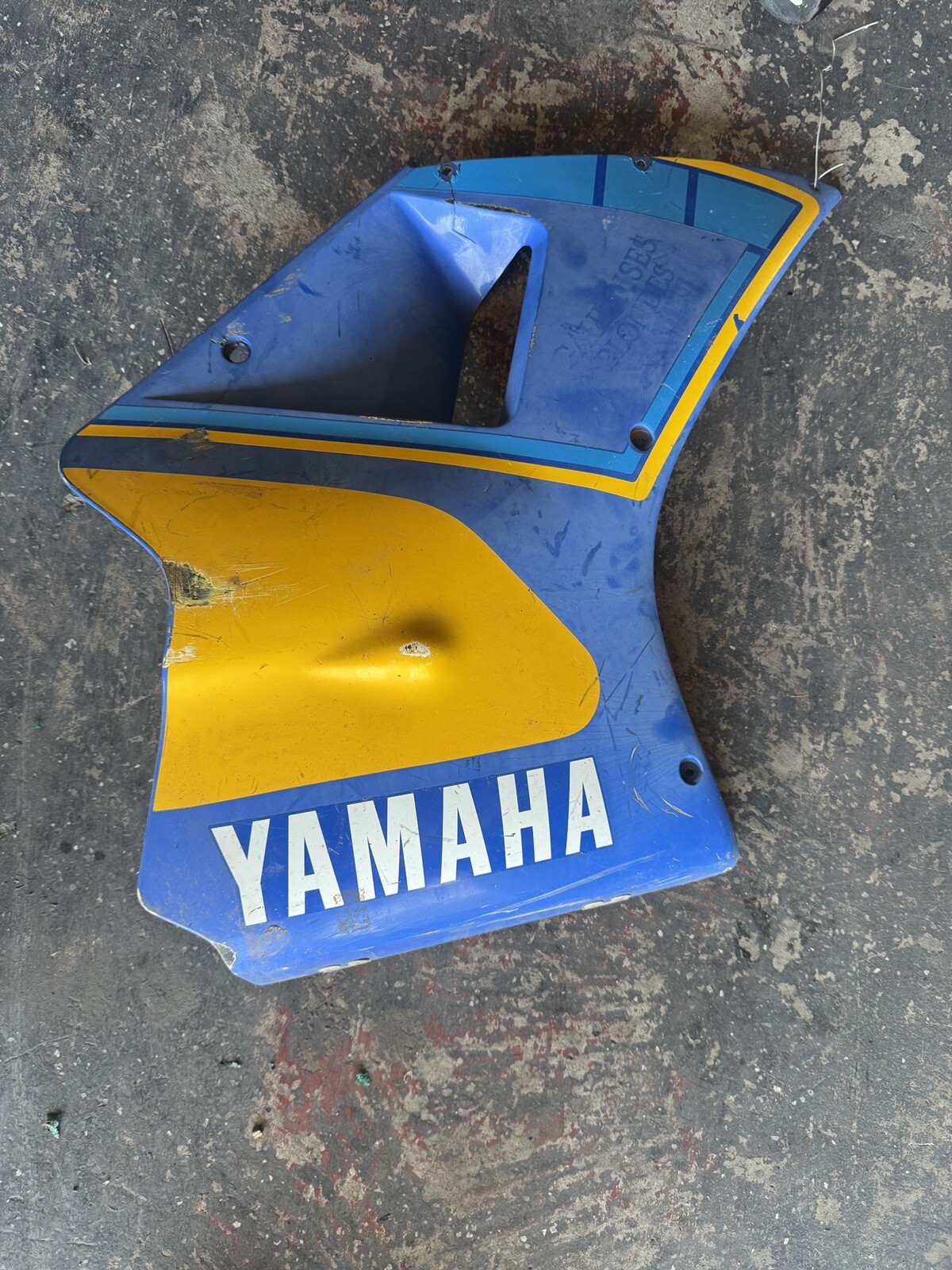 Yamaha TZR250 TZR 250 2ma Right Panel Cover Cowling Cowl Fairing Oem Genuine