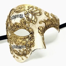 Men Phantom of The Opera Masquerade Party Mask for Halloween Mardi Gras