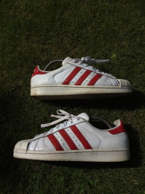 red and white superstars