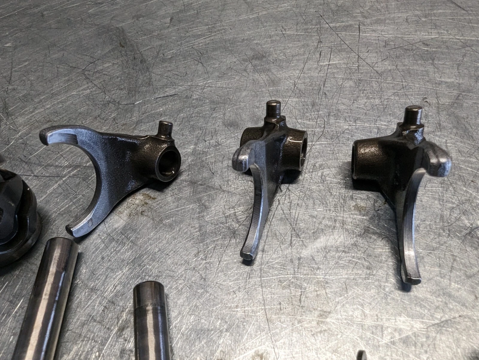 2003 Honda CRF450R (B) Transmission Shift Forks and Drum