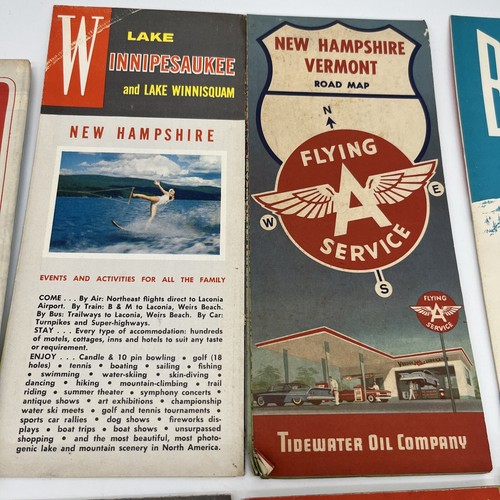 6 VTG Road Maps Quebec NY -Florida Connecticut New Hampshire 5 Tourist Info - Picture 3 of 8