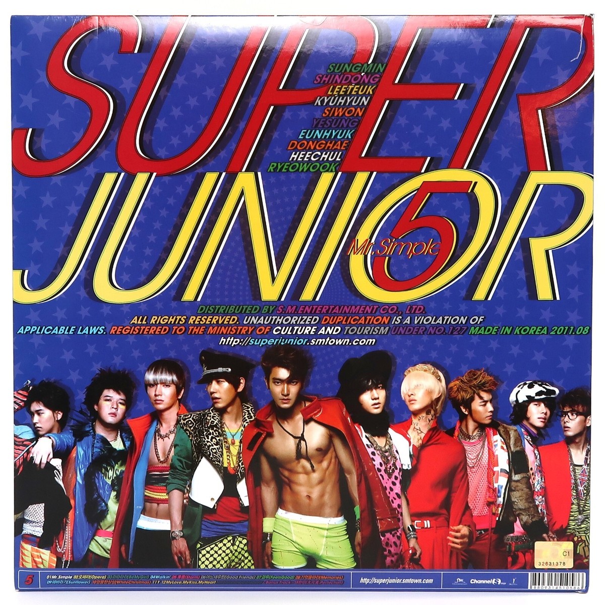 Super Junior - 5 - Mr. Simple Leeteuk Version K-Pop 2011 | eBay