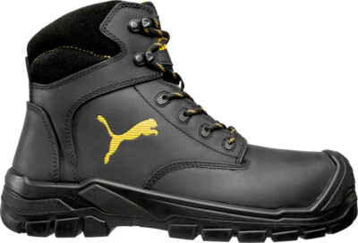 PUMA SAFETY Borneo Black Mid S3 CI HI HRO SRC schwarz-grau Gr. 44 (630411)
