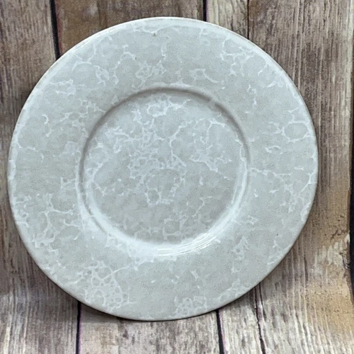 Vintage BENNINGTON POTTERS Vermont LIGHT GRAY Plate (s) SAUCER DISH 1627 Ya