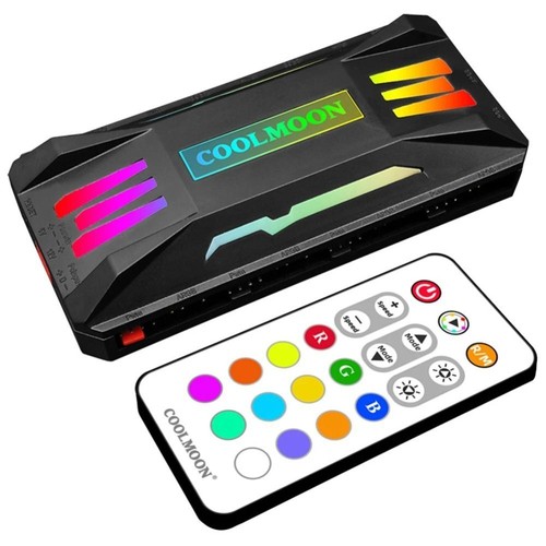 5V 4Pin Cooling Fan ARGB RGB Controller 2024 Temperature Controller - Photo 12/14