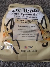 3 x Dr. Teal's COZY VANILLA SEASON Limited Edition 3-Pound Epsom Salts
