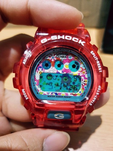 Vintage Collectible G-Shock DW-6900 Full Jelly Red TK-Mula Digit Custom limited - Picture 6 of 12