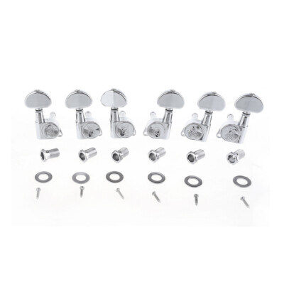 Wilkinson Chrom 3L3R Versiegelt Gitarre E-Z-LOK Mechaniken Tuning Peg Key Set