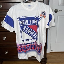 Vintage New York Rangers 1994 Stanley Cup Champions T Shirt Made In USA Salem
