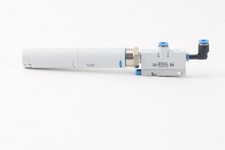 Festo VN-10-H-T3-PQ2-VQ2-RO1 Vacuum Generator W/ Festo UOMS3/8 Muffler Extension