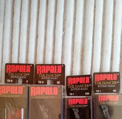 4 set RaPaLa/Tail Dancer TD-9.TD-7 limited Edition Old Lure Ship