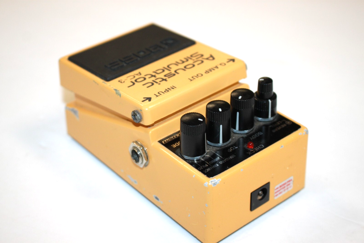 BOSS AC-３　Acoustic Simulator Amazon.com: Boss AC-3 Acoustic Simulator Pedal : Musical