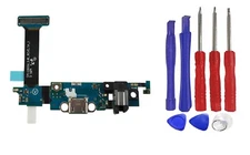 Charging Port USB Dock Mic Cable For Samsung Galaxy S6 Edge G925V Verizon + Tool