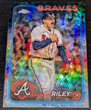 Austin Riley Atlanta Braves 2024 Topps Chrome Logofractor Refractor #84