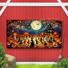 Halloween Outdoor Garage Door Banner 03