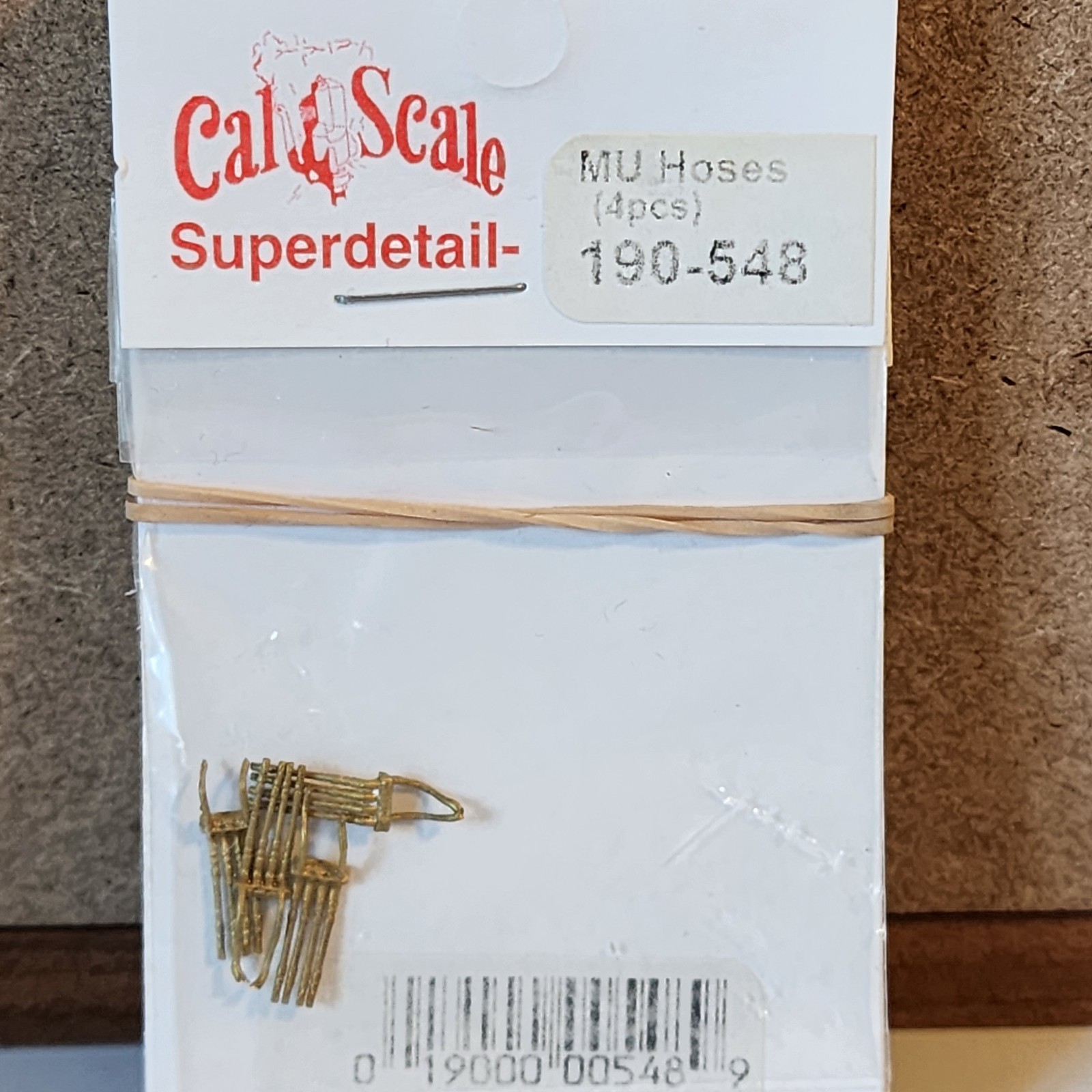 Diesel Locomotive 4-Line MU Cables Brass Castings 2 Pair Cal Scale 190-548
