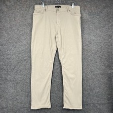 Banana Republic Chino Pants Mens 36x30 Beige Slim Fit Stretch Khaki Casual