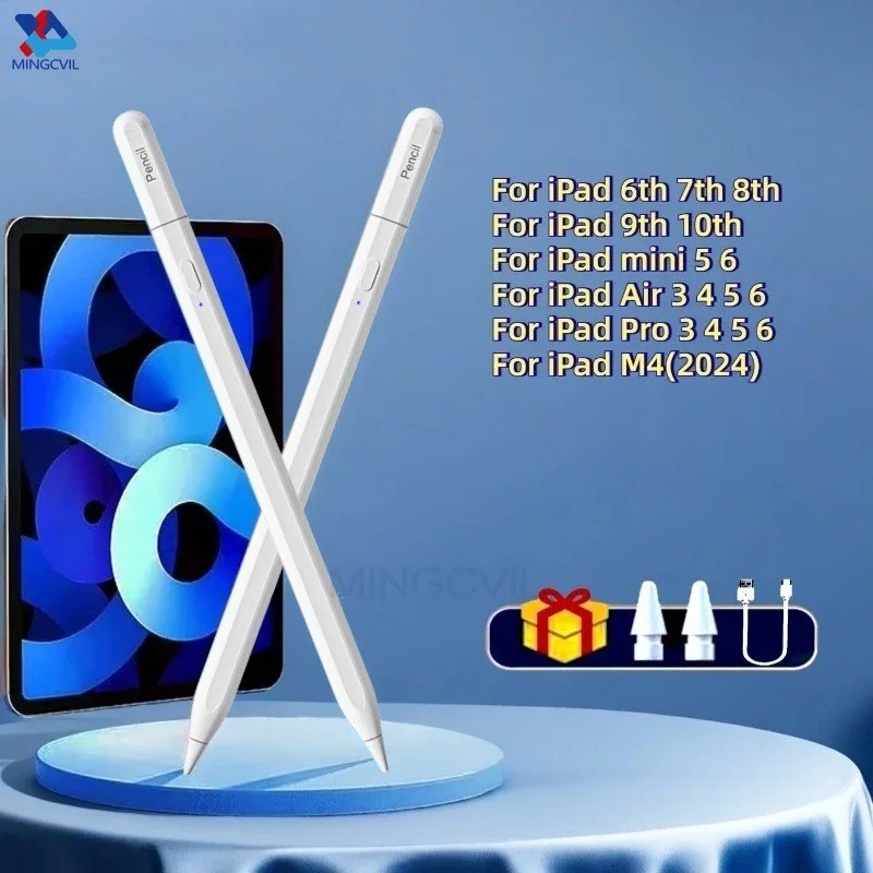 2025 iPad Pencil M4 Stylus with Tilt & Palm Rejection for iPad Pro Air Mini All Models-image