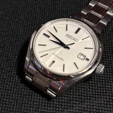 SEIKO WHITE Men’s Presage 6R15-03P0 SARX033 Automatic Date w/box & papers RARE 6
