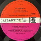 LED ZEPPELIN - Led Zeppelin III LP 1970 UK Atlantic Red/Plum PETER GRANT CREDIT