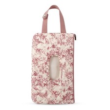 Quilted Baby Wipe Holder Floral Diaper Pouch Portable Quilted Wipes Bag for C...