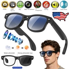AI Smart Glasses with HD Camera Voice Translation BT Video Recording Sunglasses