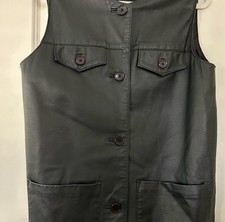 Black Leather Vest