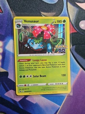 Pokémon TCG Venusaur Pokémon GO 003/078 Holo Rare ENG 2022 NM 