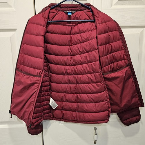 Eddie Bauer Steppjacke Damen L Burgund First Ascent Storm Down 800 Goose - Bild 11 von 15