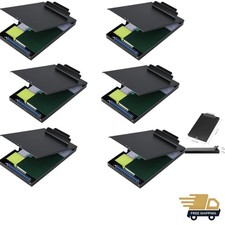 Aluminum Clipboard with Storage, 6 Pack Recycled Metal Clipboard Box, Form Ho...