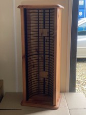 Solid Wooden Pine DVD Storage Rack Holds 34 DVDs Sturdy DVD Holder