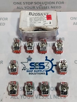 Mitsuda TH-TS04-6A Toggle Switch ON-OFF 6A 250VAC (Unused New)