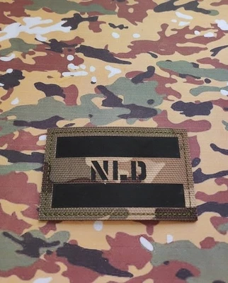 Badge Pays Bas drapeau Multicam Hollande NLD Patch Hook and loop scratch - Photo 1/4