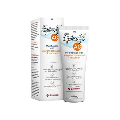 Episoft AC Feuchtigkeitscreme Mit Sonnenschutz SPF 30 Für Alle Hauttypen 125g