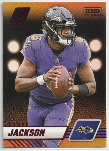 2023 Panini Zenith Football Red Zone Lamar Jackson #8