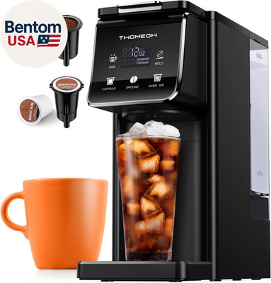 Coffee Maker Hot & Iced with Bold Setting,Single Serve Coffee Maker for K Cup an